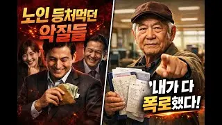 노인 등처먹던 악질들.......... 내가 폭로했다
