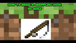 How To Make A Grappling Hook In Minecraft Without Mods.