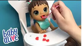 Unboxing Baby Alive Lil Snacks Doll with Feeding
