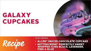 Rich Products Galaxy Cupcakes Recipe Video