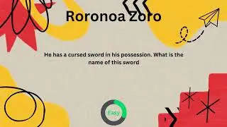 Blades of Destiny: Roronoa Zoro's Quest  #shorts