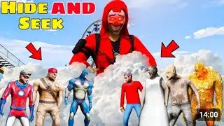 Red Criminal playing Hide And Kill Game 🎯 | Indian Bike Driving 3d and Rope Hero Vice Town Game