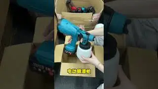 direct sales of lithium battery spray paint gun, #hardware tools #spray paint #factory real shot