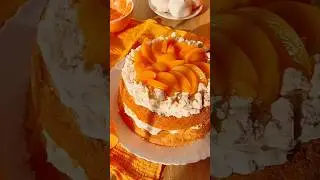 Torta Chaj&aacute; sin gluten 🍰🍑 Bizcochuelo SIN TACC solo 3 ingredientes