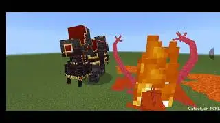 The leviatan vs ALL bosses Minecraft bedrock 