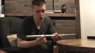 Homemade aluminium low whistle