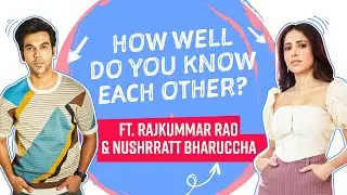 Rajkummar Rao and Nushrat Bharucha take the filmography quiz and guess who wins? | Chhalaang