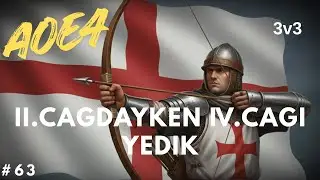 İngiliz - 3v3 - II.Çağdayken IV.Çağı yedik - #aoe4 #63
