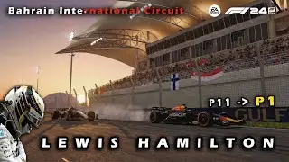 F1 24 - Bahrain International Circuit ( Bahrain Grand Prix ) - Lewis Hamilton - Gameplay