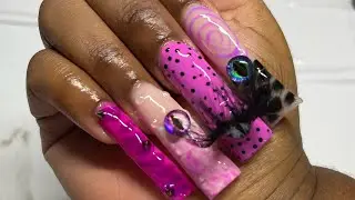2XL Duck Nails| Trendy Animal Eye Nail Design ✨