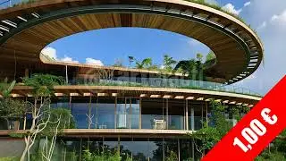 Futuristic Terraced Eco Building &ndash; Green Architecture in 4K