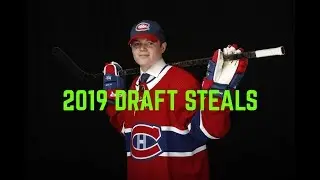 TOP 5 2019 NHL DRAFT STEALS (First Round)