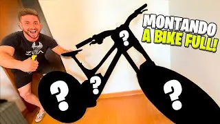 MONTANDO A MINHA NOVA BIKE FULL DE DOWNHILL 😍
