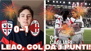 LEAO,GOL DA 3 PUNTI! ESPUGNATA L'UNIPOL DOMUS | CAGLIARI 0-MILAN 1