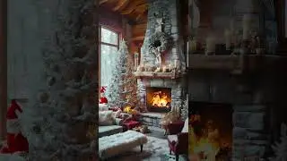 2025 Christmas - Fireplace Christmas - Christmas Today - Snowman Tv Art - Christmas Background Music