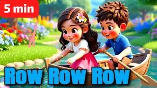 Row Row Row Your Boat | Original Nursery Rhyme for Kids & Toddlers