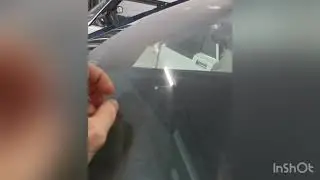 ЗАМЕНА ЗАЩИТНОЙ ПЛЁНКИ NEVER SCRATCH НА ЛОБОВОМ СТЕКЛЕ