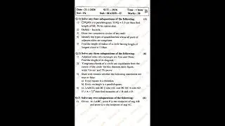 Std 9th maths second unit test question sample paper 2026 maharashtra board #exam #shorts #maths