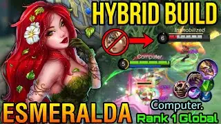 Unstoppable Poison Vine Esmeralda with Hybrid Build! - Top 1 Global Esmeralda by Computer. - MLBB