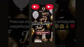 1/9/2026 hoy nes elcumple&ntilde;os de mi primo Ivan y padrino 🙏🤗🥰 Feliz cumpleanos hermanito gracias