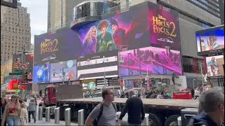 Times Square Video Billboards \ Walking Tour - September 24, 2022