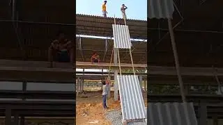 asbestos sheet shifting techniques #shorts