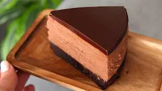 Нежный шоколадный муссовый торт для настоящих любителей шоколада
