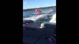 Best Tubing Wipeout Ever!