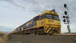 5MP2 Pacific National Steel Train - PoathTV Australian Railway Videos