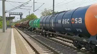 DB Cargo Vectron 193 368 Werbelok mit Autozzg durchf&auml;hrt Hannover Linden-Fischerhof (10.5.22)