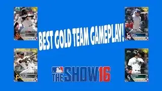 Best Gold Player Team Gameplay! - MLB The Show 16 Diamond Dynasty Gameplay