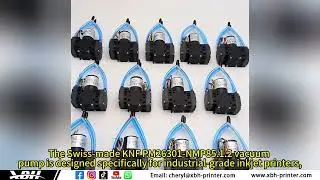 Swiss-made KNF vacuum pump | 24V dedicated | Stable power core for inkjet printers