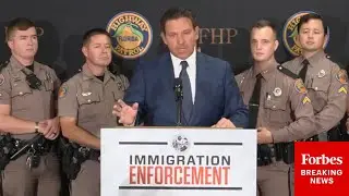 BREAKING NEWS: DeSantis Announces New 'First Of Its Kind' Illegal Immigration Crackdown In Florida