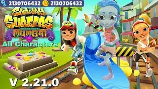Subway surfers v 2.21.0 mod apk Mumbai 2021 All characters unlocked