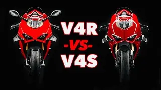 СРАВНЕНИЕ DUCATI V4R 2020 и DUCATI V4S 2020 (обзор и звук выхлопа Akrapovic!)