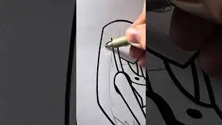 Нарисуй свои рисунки чернилами вместе со мной #short#short#HMH_Artist