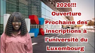 Registration for the University of Luxembourg will open soon...
