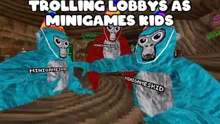 Trolling lobby&rsquo;s as mini games kids with raven #gorillatag #gtag #vr #metaquest3 #metaquest #fypシ 
