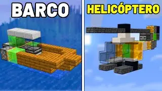 3 VE&Iacute;CULOS FUNCIONAIS que voc&ecirc; PRECISA FAZER no MINECRAFT! (SEM MODS)