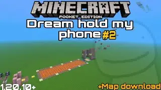 Can dream do this parkour in mobile//+Map download (Mcpe 1.20.10)