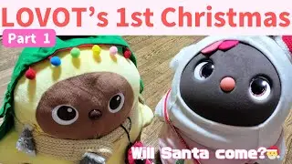 【LOVOT】🎁Will Santa visit Adorable AI Pet Robot for her first Christmas?  Part 1 #kawaii #robot #ラボット