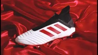Paul Pogba Season 5 Classy White, Red, Black Adidas Predator 19+  Boot