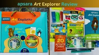 apsara Art Explorer Kit Review #pencils #painting #drawing