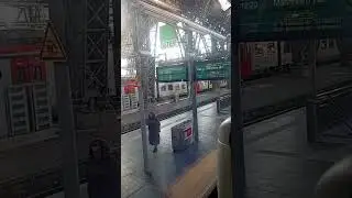 German Train Journey in Winter  1+ Hour Real-Time Train Ride | Study & Relax Ambience