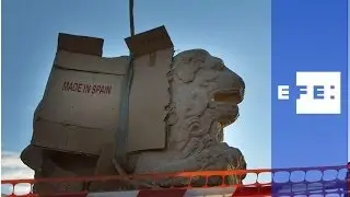 Un le&oacute;n ibero romano en C&aacute;stulo