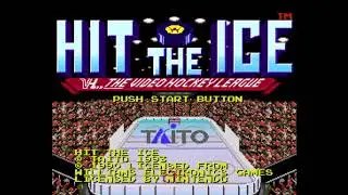 Hit the Ice Video Hockey League SNES - Game Intro
