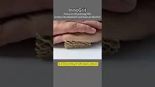SLS 3D printing of soft elastic lattices #3d