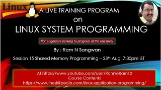 Session 15 Shared Memory Programming | Linux Programming | Linux Application Programming