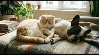 Cat Purring & Dog Snoring