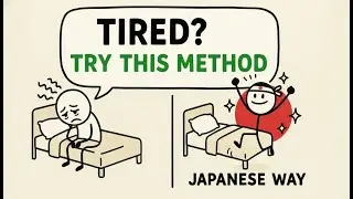 How to Sleep LESS hours and wake up FRESH like the Japanese